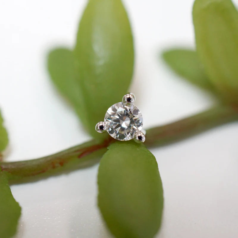 Diamond Round Solitaire Prong — Modern Mood