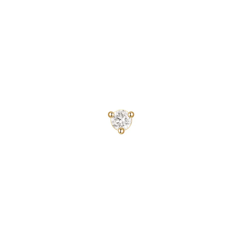 Diamond Round Solitaire Prong — Modern Mood