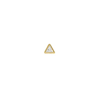 Diamond Trillion Solitaire Bezel — Modern Mood