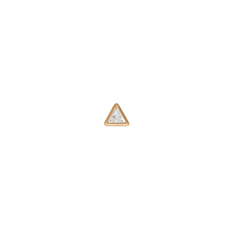 Diamond Trillion Solitaire Bezel — Modern Mood