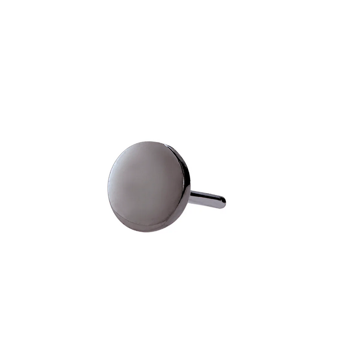 Disk with High Polish Black Rhodium — Buddha