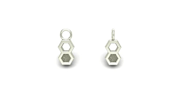 Double Honeycomb Charm from Mushroom — M.US.HROOM