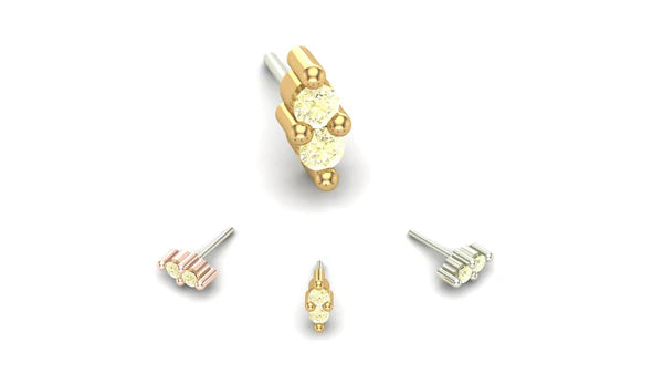 Double Stone Prong from Mushroom — M.US.HROOM