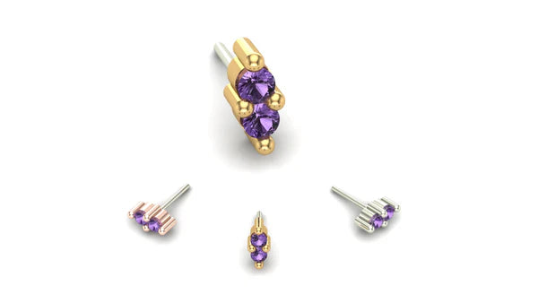 Double Stone Prong from Mushroom — M.US.HROOM