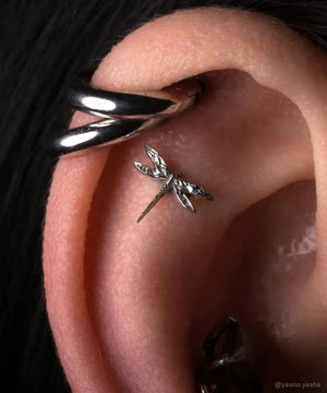 Gold Dragonfly End from Anatometal
