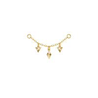 Dripping Ray Kite and Triangle Chain — Modern Mood