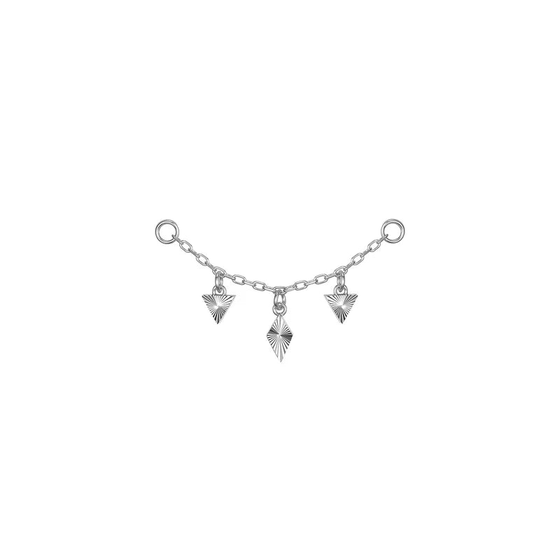 Dripping Ray Kite and Triangle Chain — Modern Mood