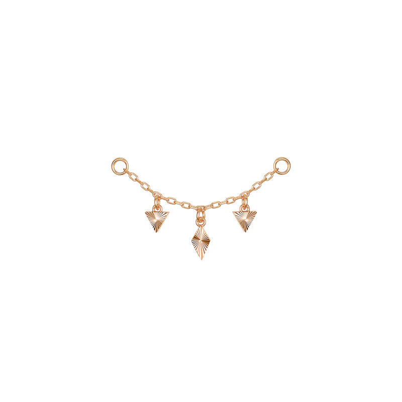 Dripping Ray Kite and Triangle Chain — Modern Mood