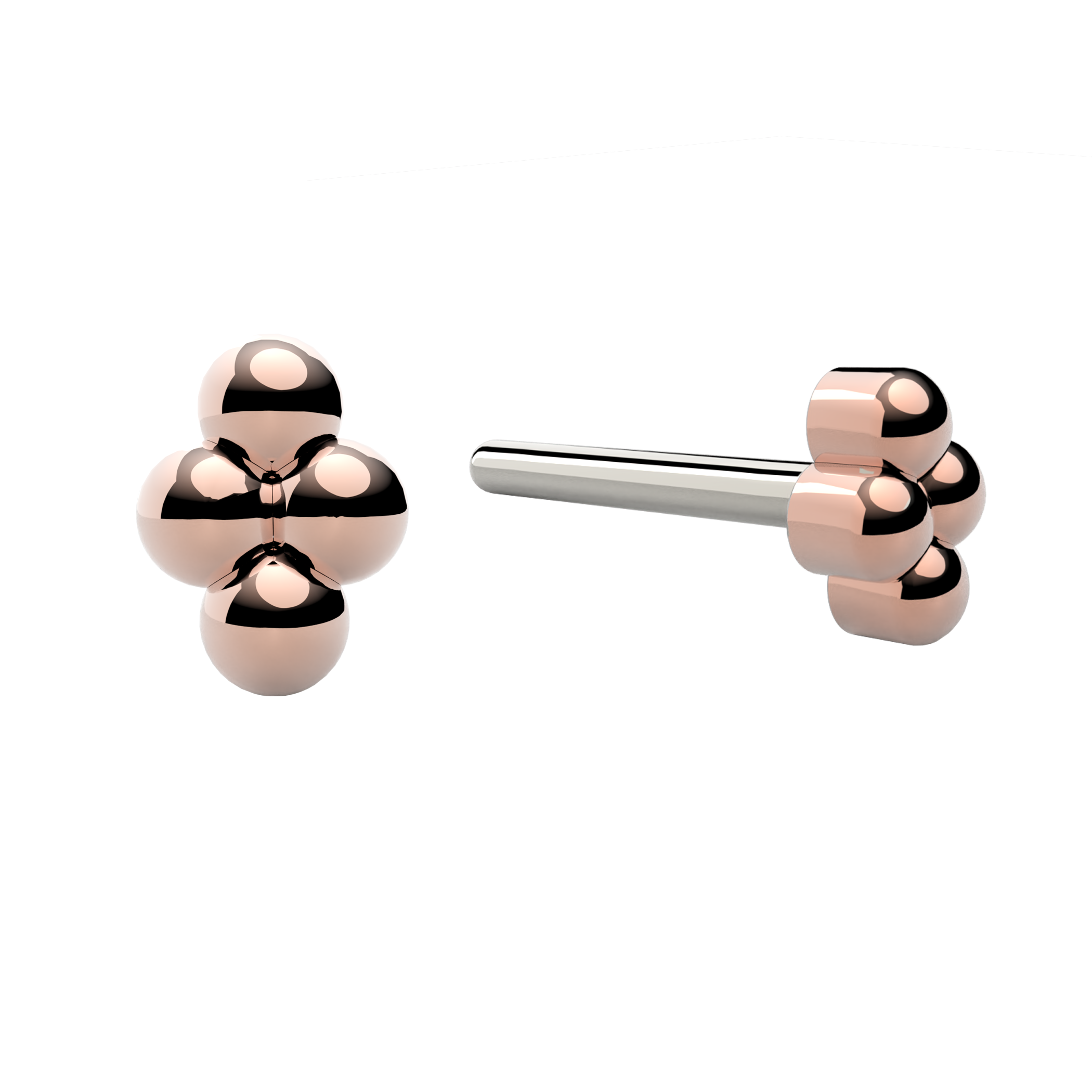 4 Bead Cluster End