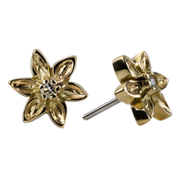 6 Petal Lotus Flower End With Diamond