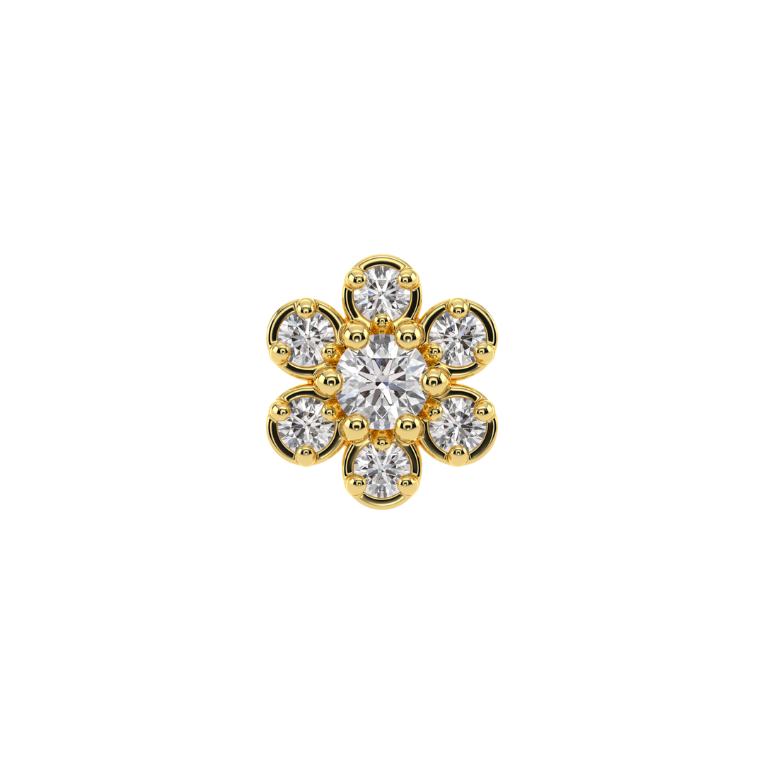 7 Stone Daisy End With Diamond