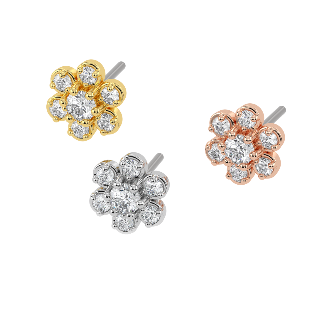 7 Stone Daisy End With Diamond