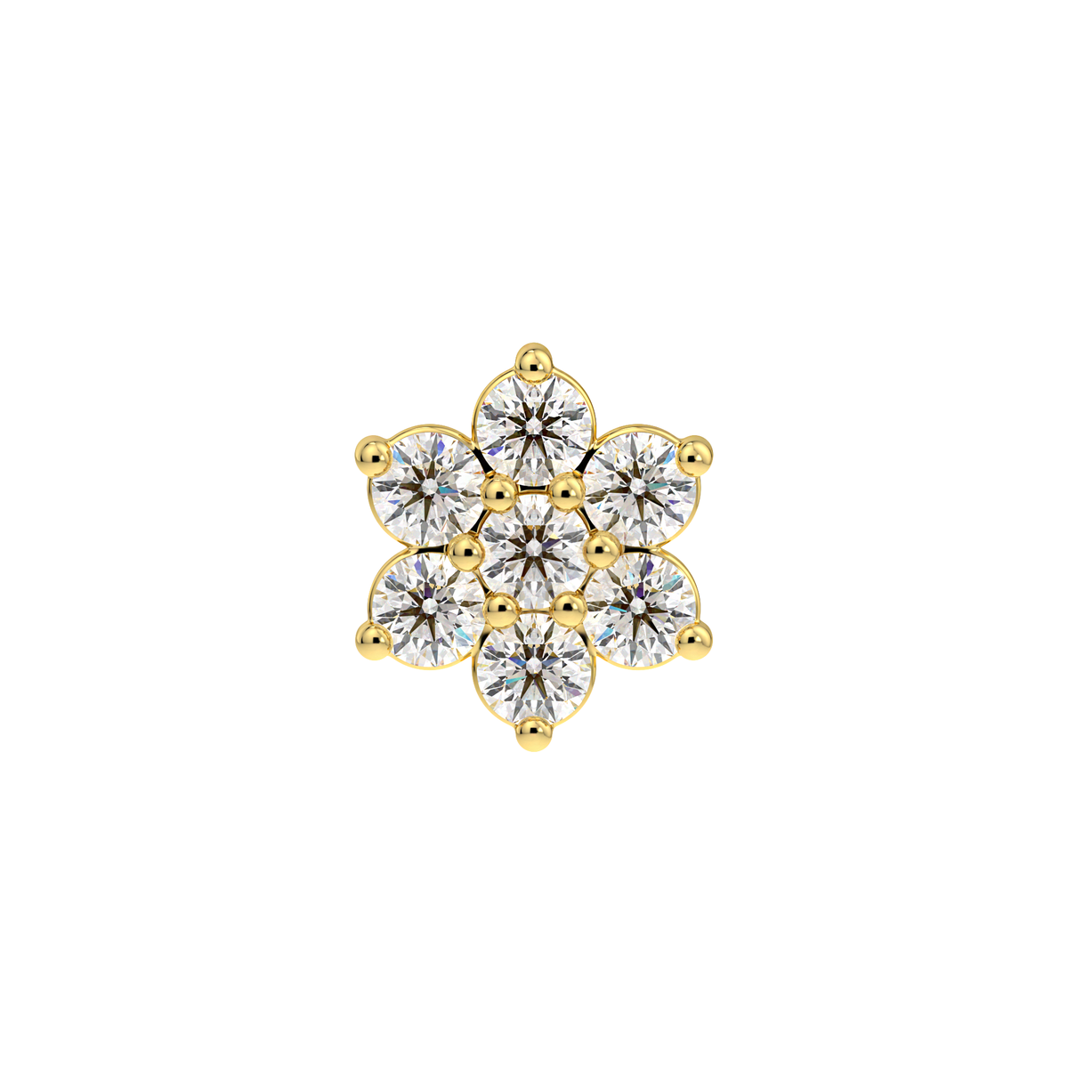 7 Stone Flower 2mm Stones