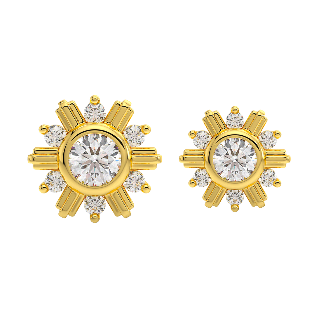 7 Stone Snowflake End With Diamond