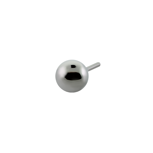 Titanium Threadless Ball End
