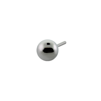 Titanium Threadless Ball End