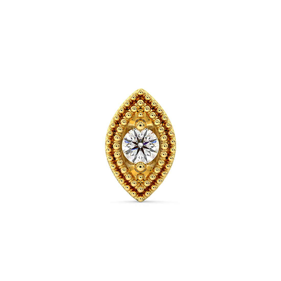 Double Millgrain Marquise