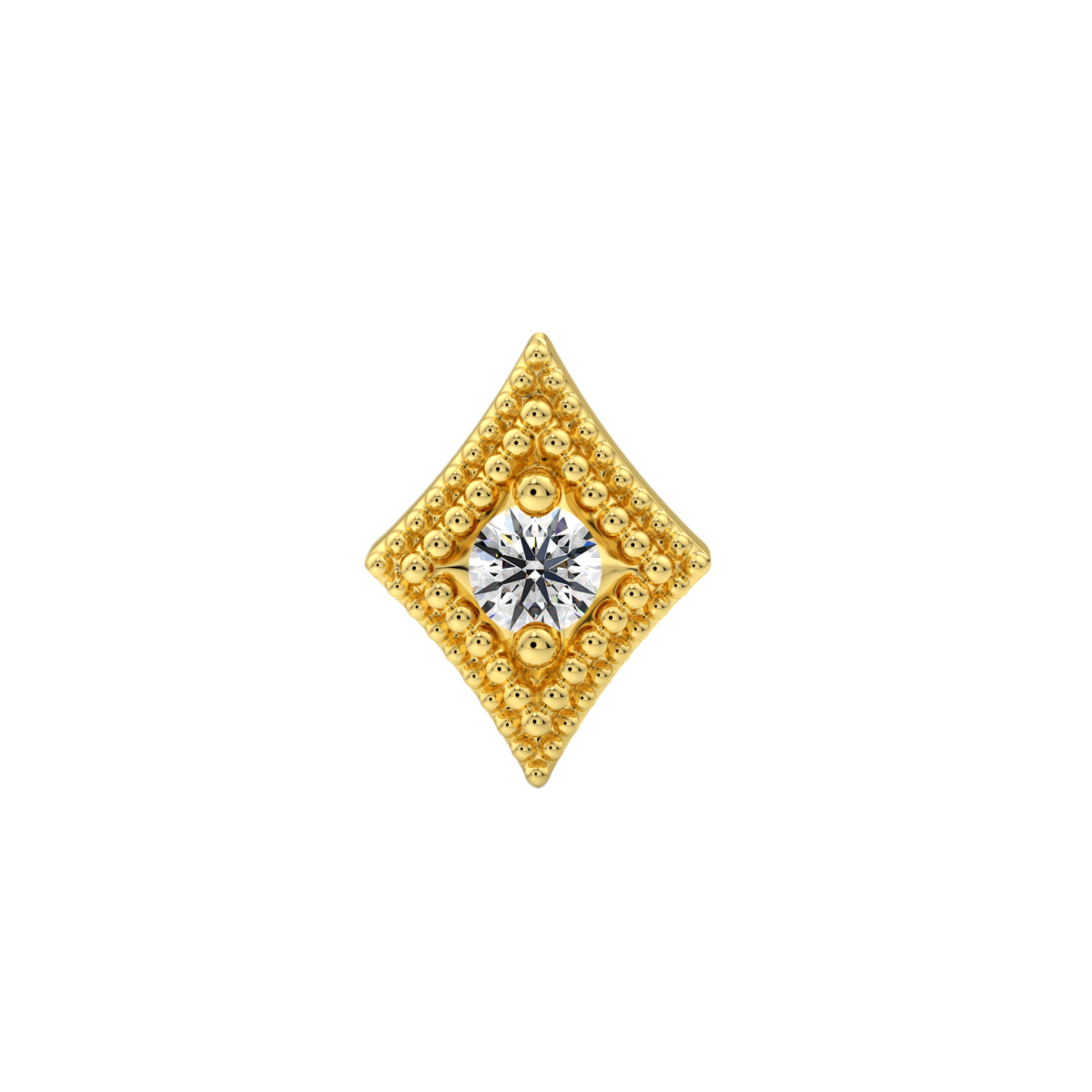 Diamond Double Millgrain