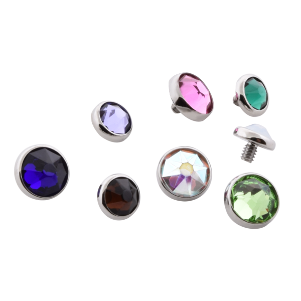 Titanium Flat Back Bezel End