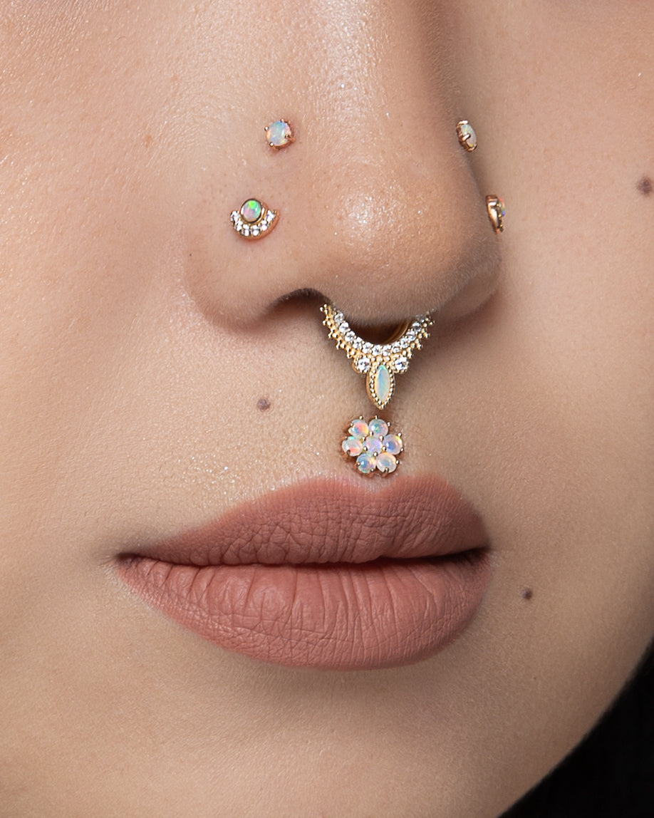 Prong Gem with Opal - Buddha Jewelry