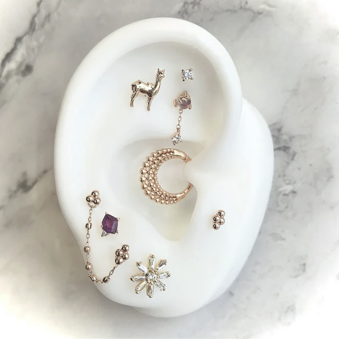 Elicit with Amethyst and CZ — Buddha