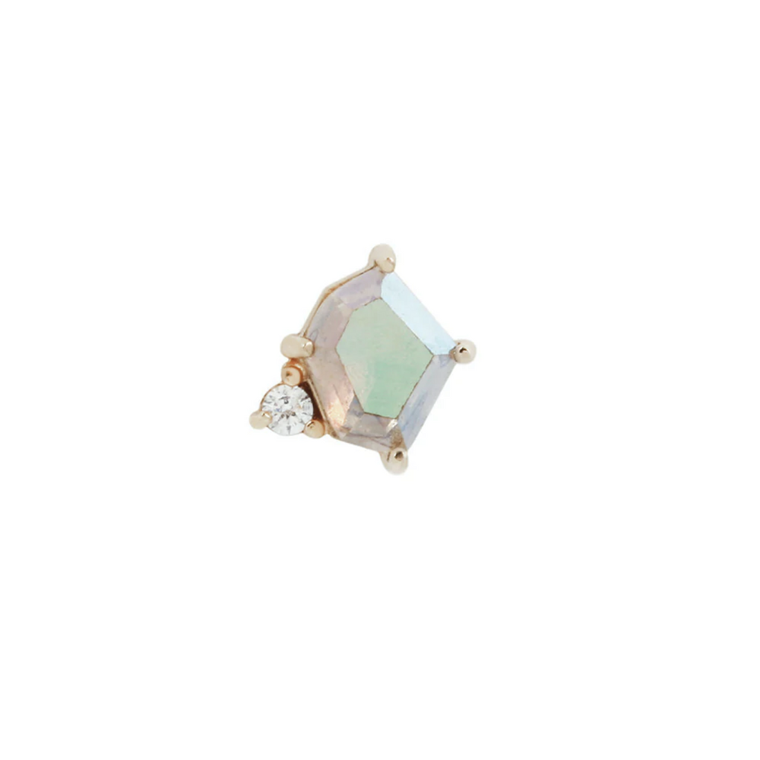 Elicit with Mercury Mist Topaz CZ — Buddha