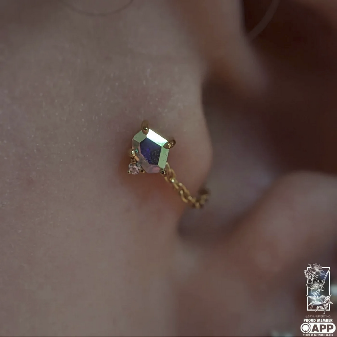 Elicit with Mercury Mist Topaz CZ — Buddha