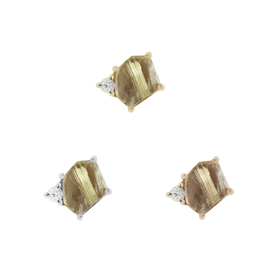 Elicit with Rutilated Quartz and CZ — Buddha
