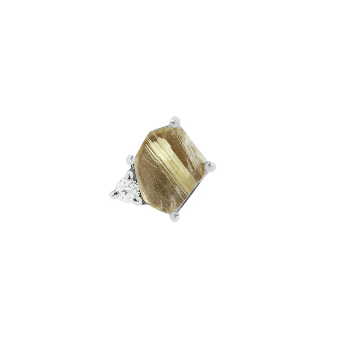 Elicit with Rutilated Quartz and CZ — Buddha
