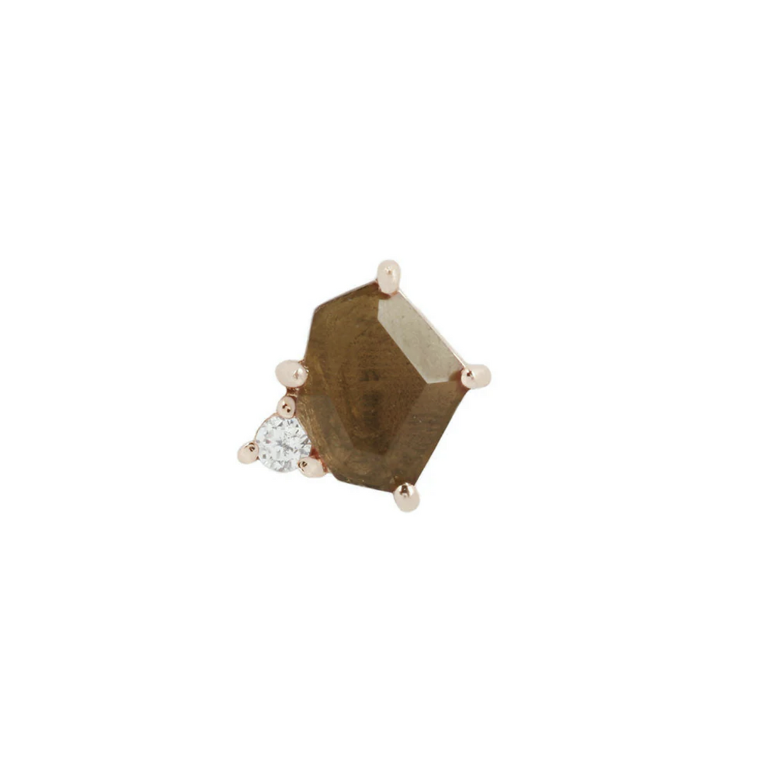 Elicit with Smoky Quartz and CZ — Buddha