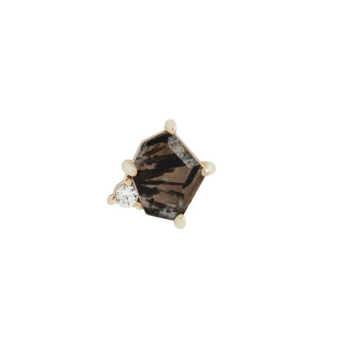 Elicit with Tourmalated Quartz and CZ — Buddha