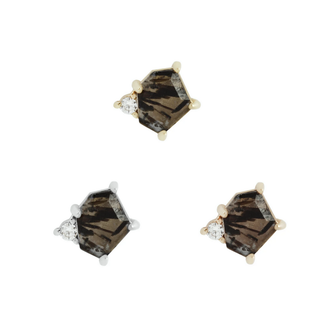 Elicit with Tourmalated Quartz and CZ — Buddha