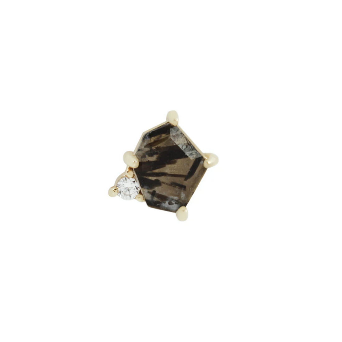 Elicit with Tourmalated Quartz and CZ — Buddha