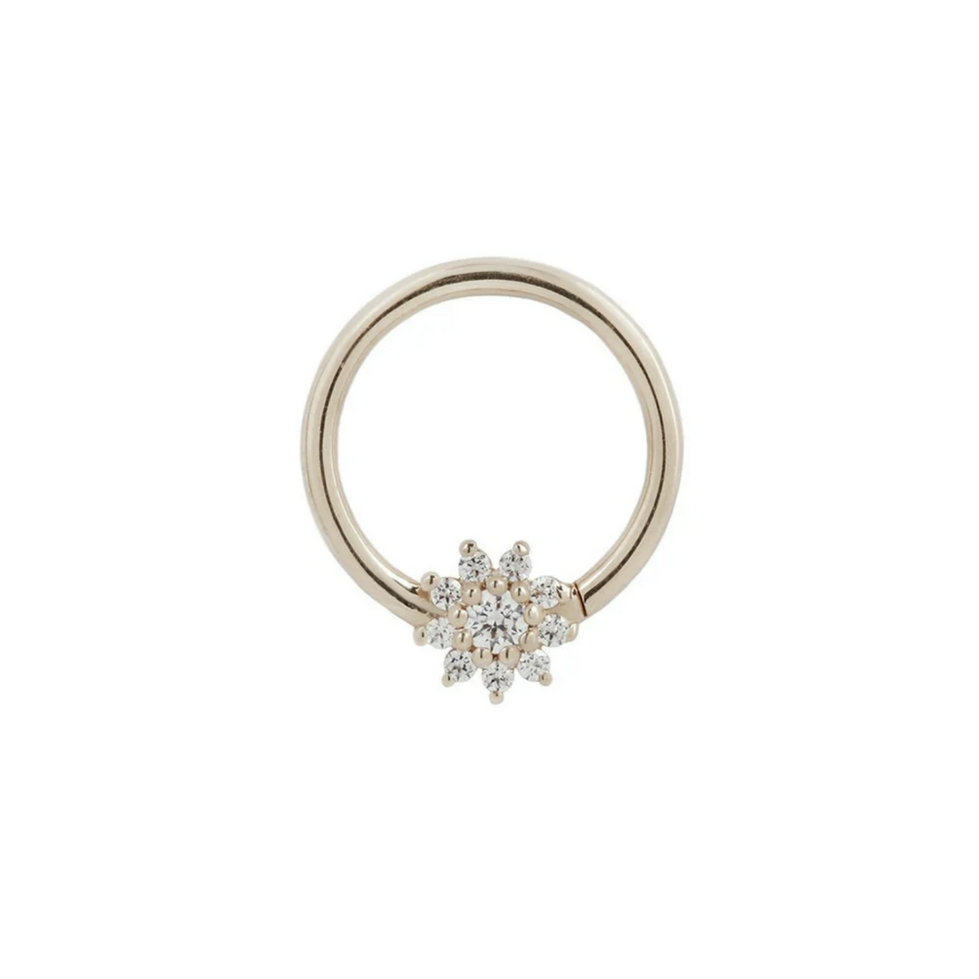 Eloise Seam Ring with CZ — Buddha