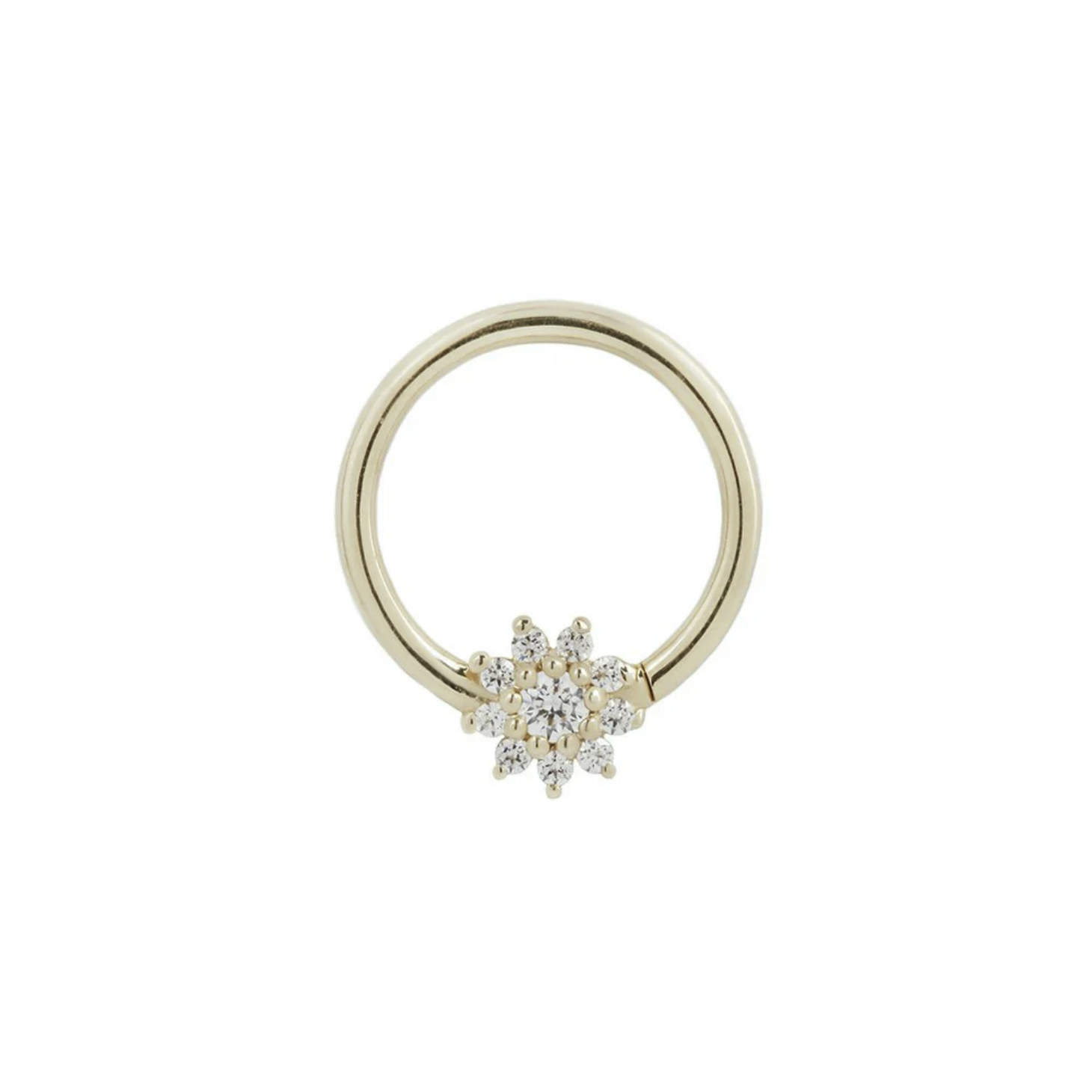 Eloise Seam Ring with CZ — Buddha