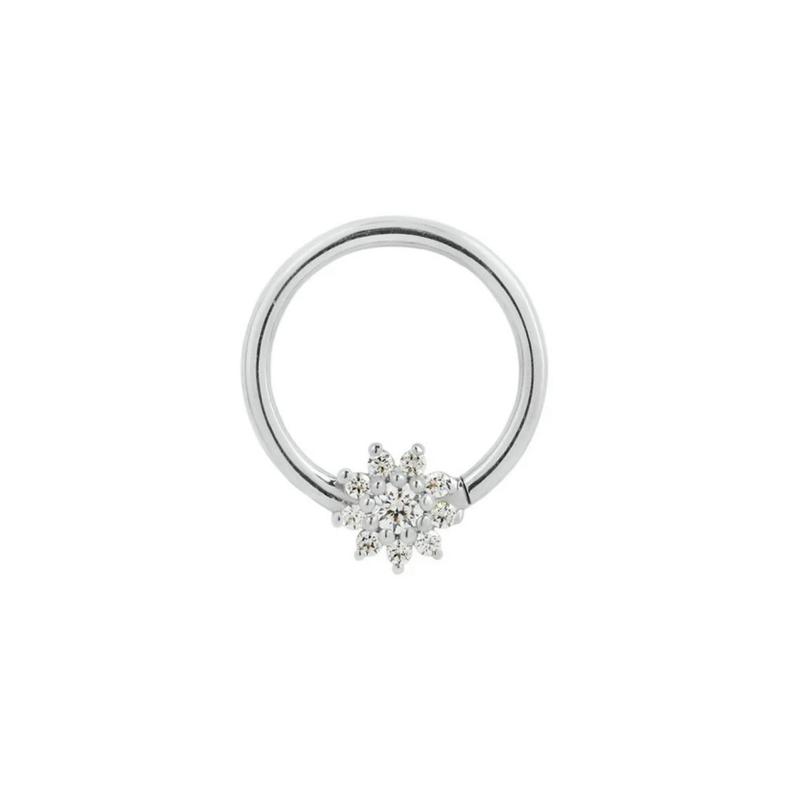 Eloise Seam Ring with CZ — Buddha