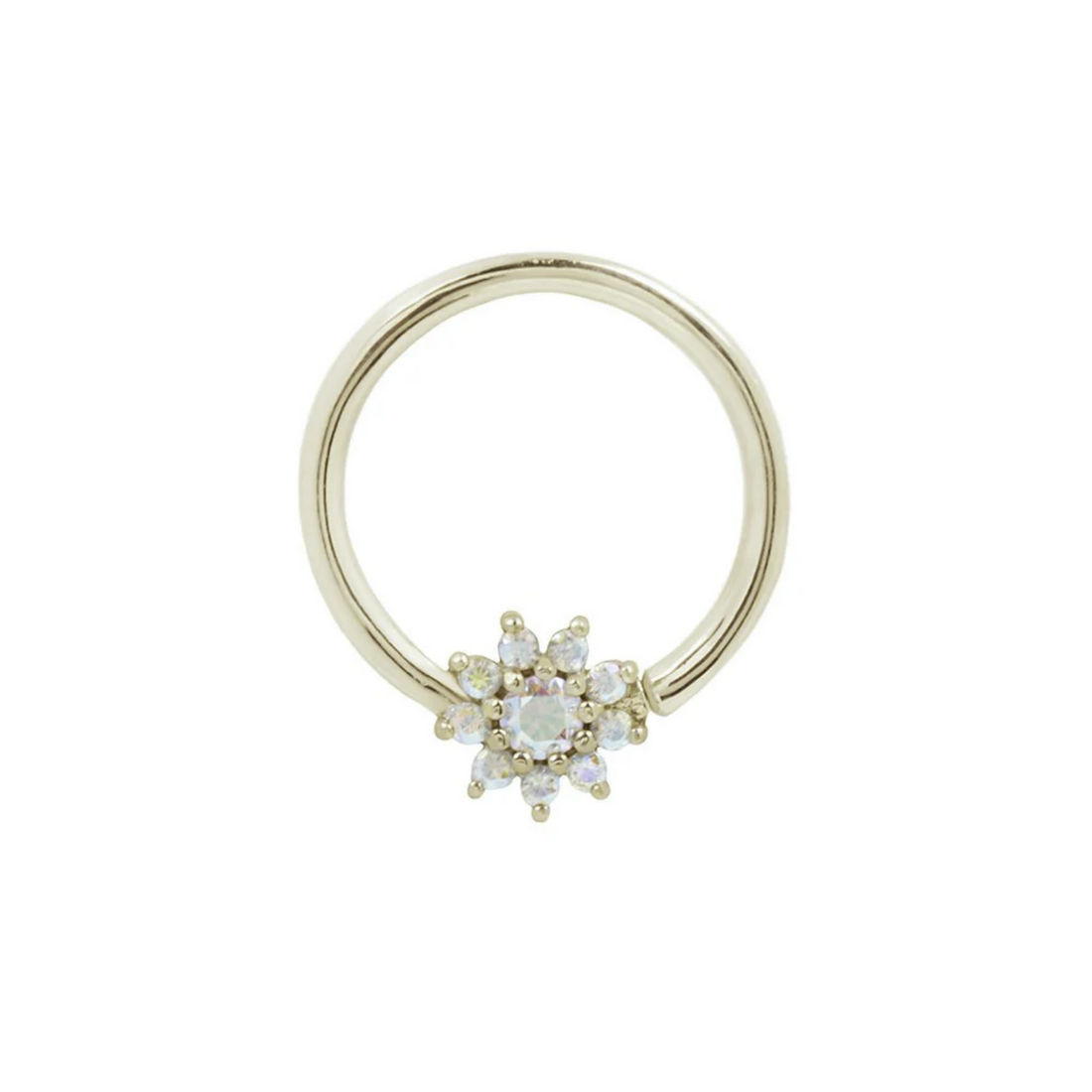 Eloise Seam Ring with Mercury Mist Topaz — Buddha