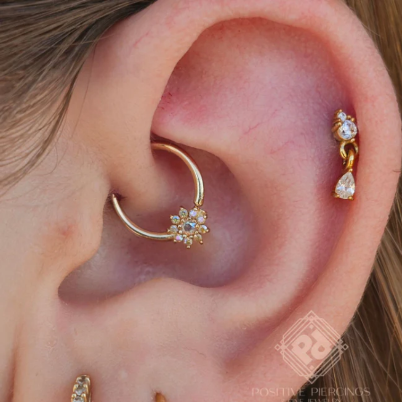 Eloise Seam Ring with Mercury Mist Topaz From Buddha