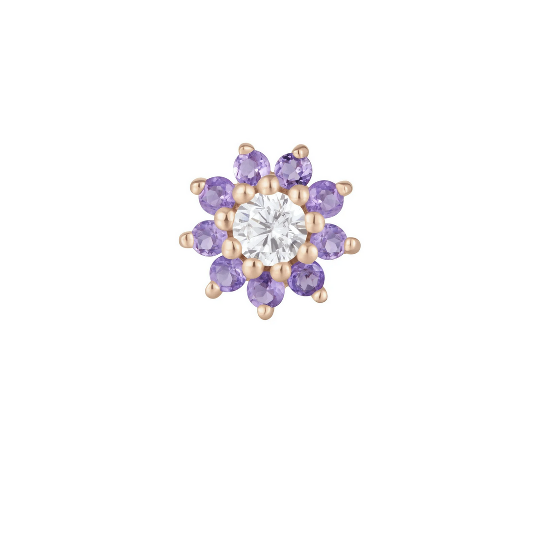Eloise with Amethyst and CZ — Buddha