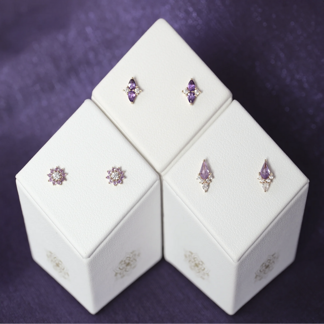 Eloise with Amethyst and CZ — Buddha