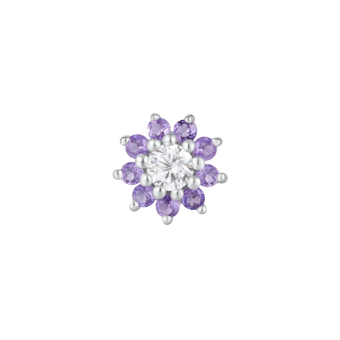 Eloise with Amethyst and CZ — Buddha