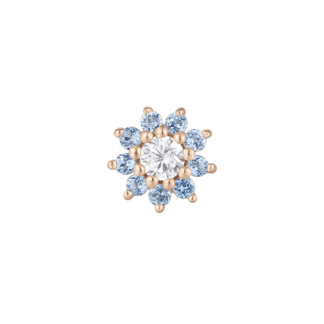 Eloise with London Blue Topaz and CZ — Buddha