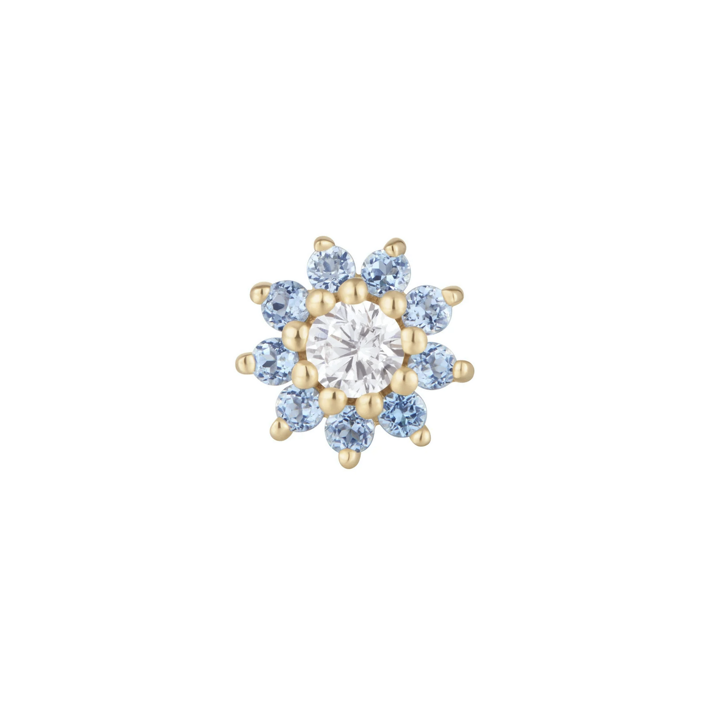 Eloise with London Blue Topaz and CZ From Buddha