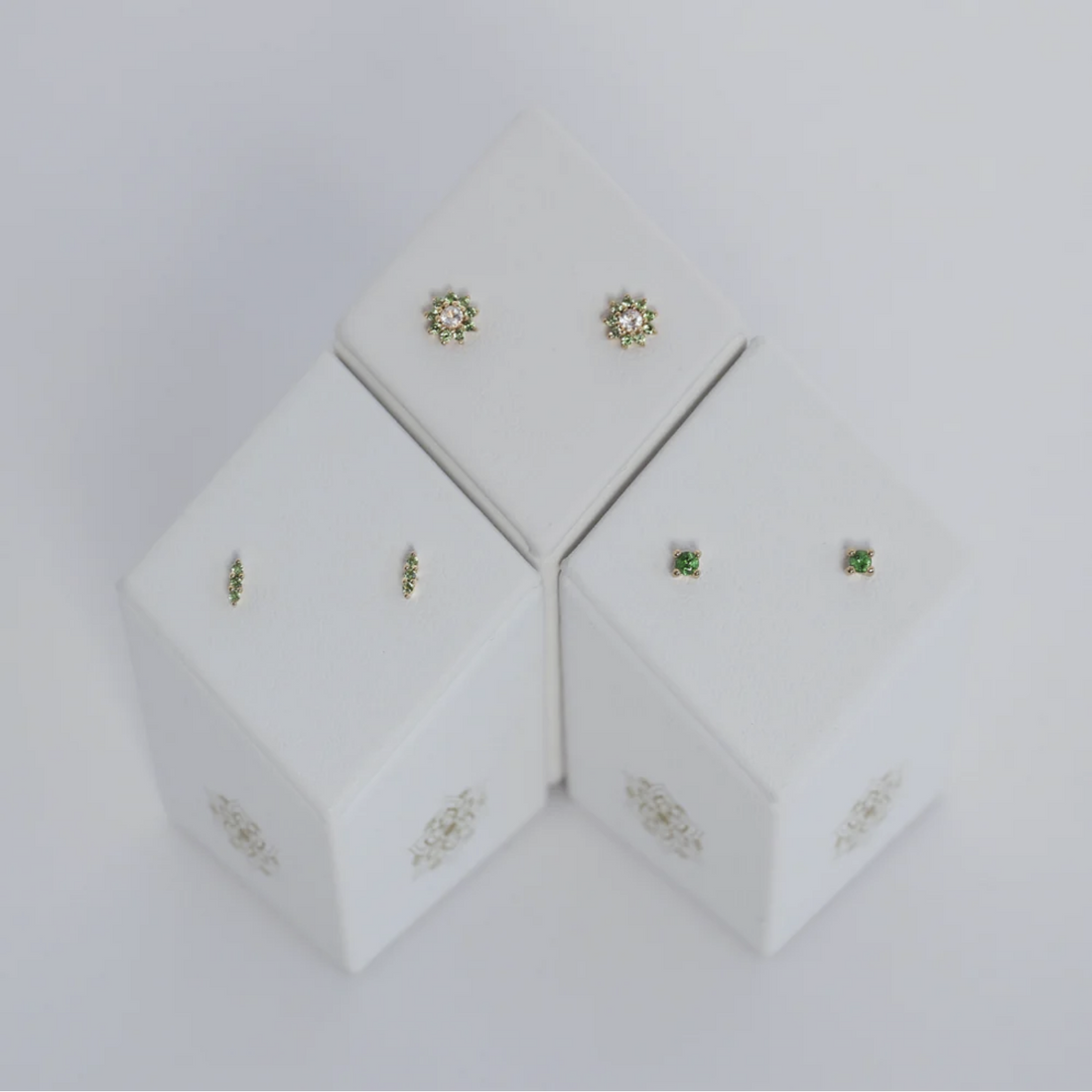 Eloise with Tsavorite and White Topaz From Buddha
