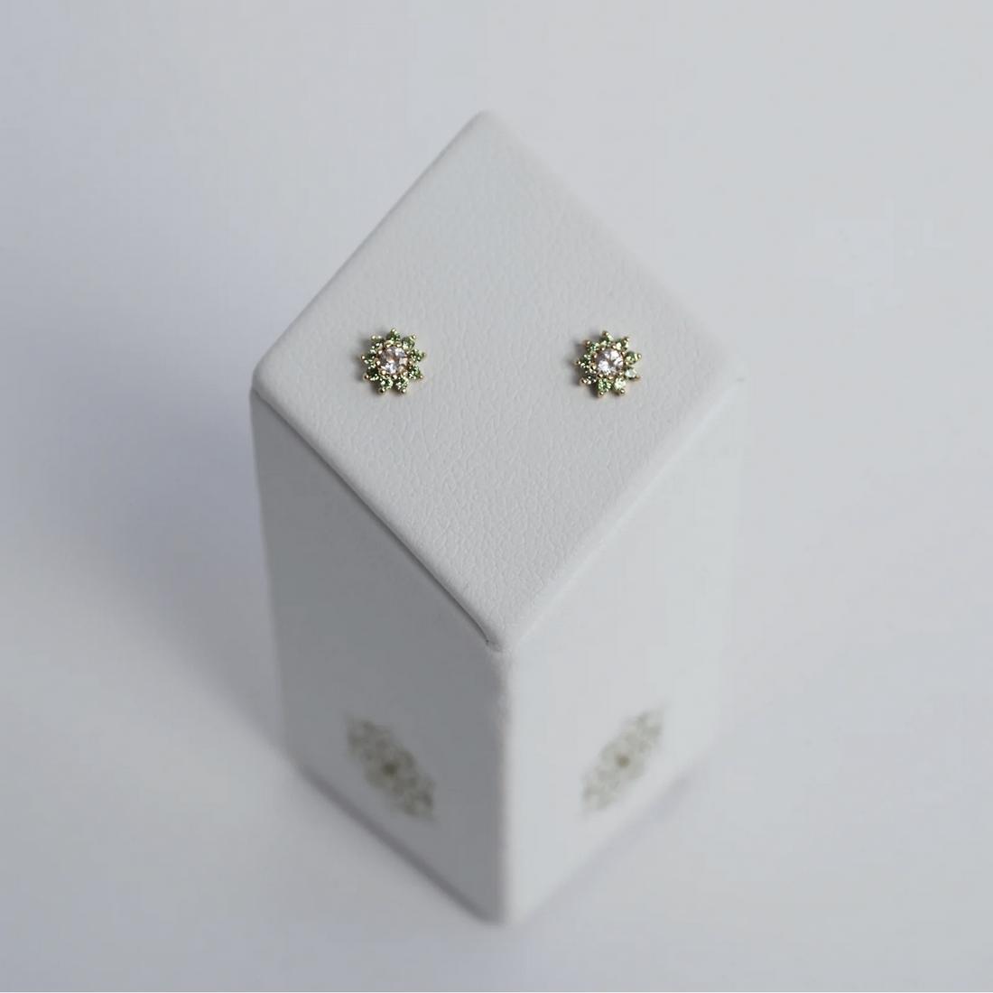 Eloise with Tsavorite and White Topaz From Buddha