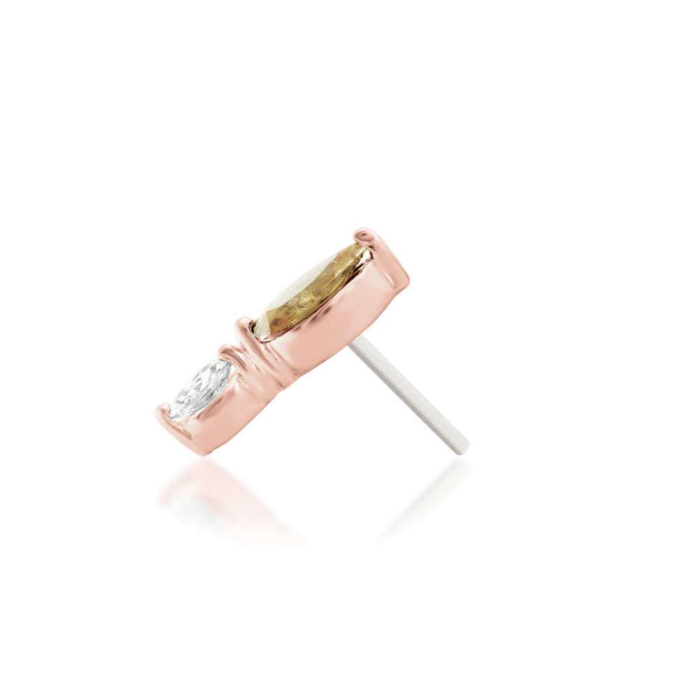 Emersyn with Champagne CZ — Junipurr