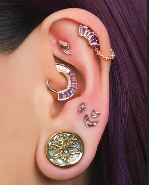Enlighten with Amethyst Ombre — Buddha