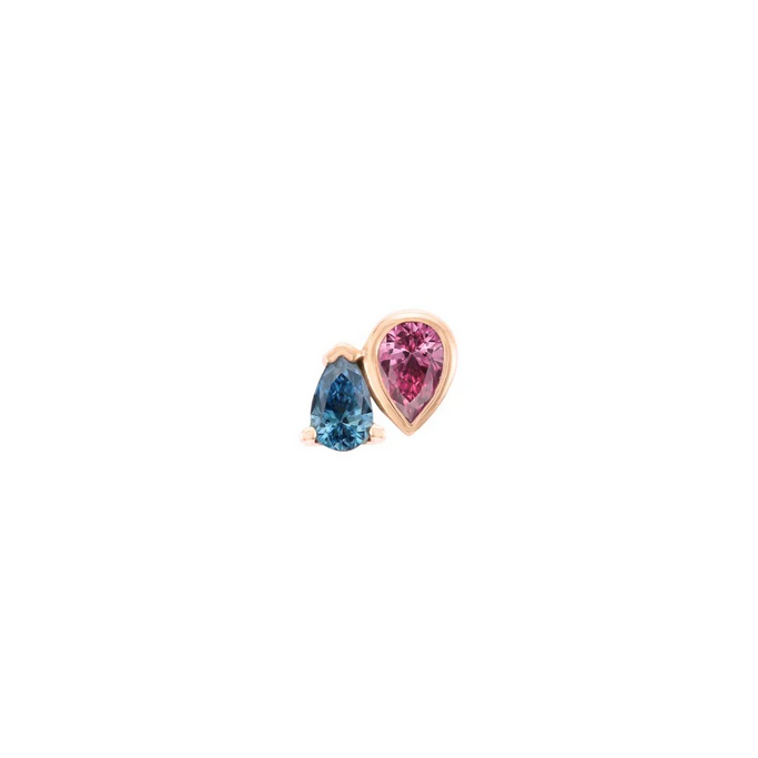 Era with Pink Tourmaline and London Blue Topaz — Buddha