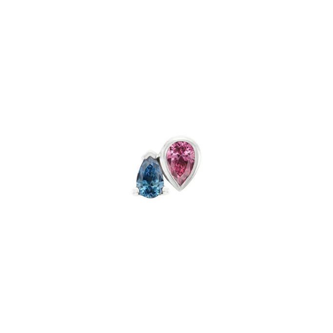 Era with Pink Tourmaline and London Blue Topaz — Buddha
