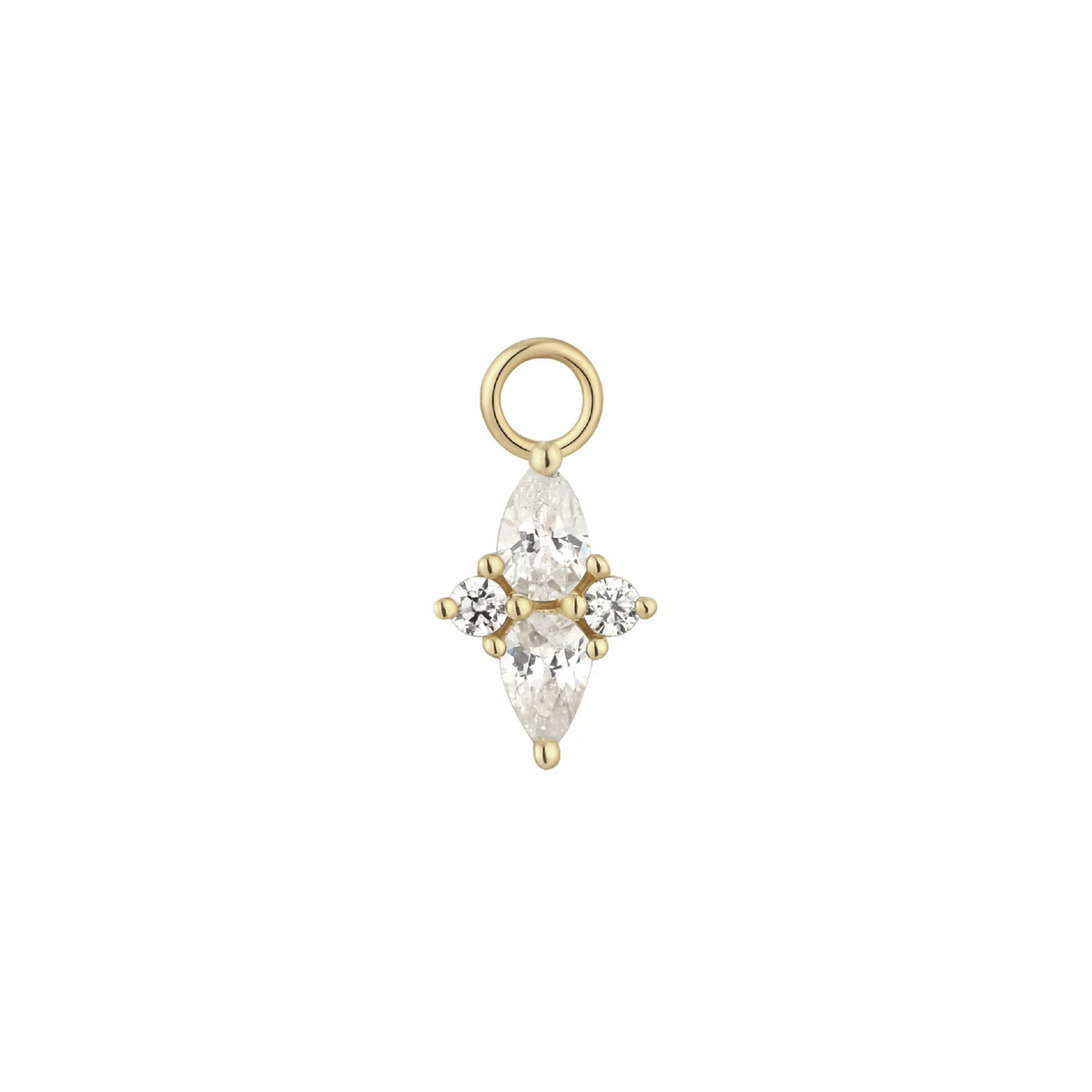 Ethereal Charm with CZ — Buddha